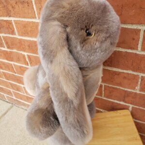 plush Stuffed Animal bunny real fur Short Hair